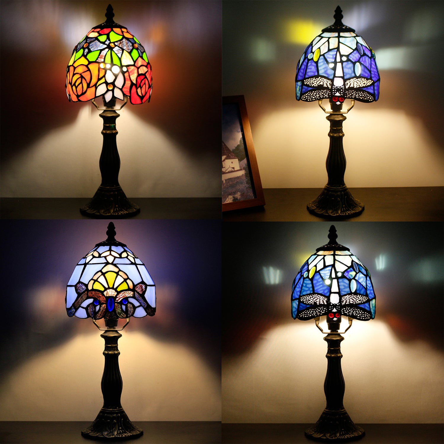 6 Inch Small Tiffany Table Lamp